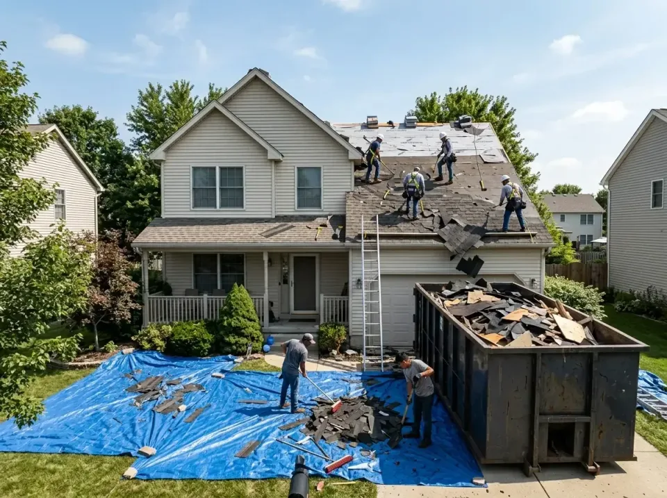 roof-replacement-debris-remova-004 — frequently asked questions, Cheapest Dumpster Rentals in Larkspur, CA